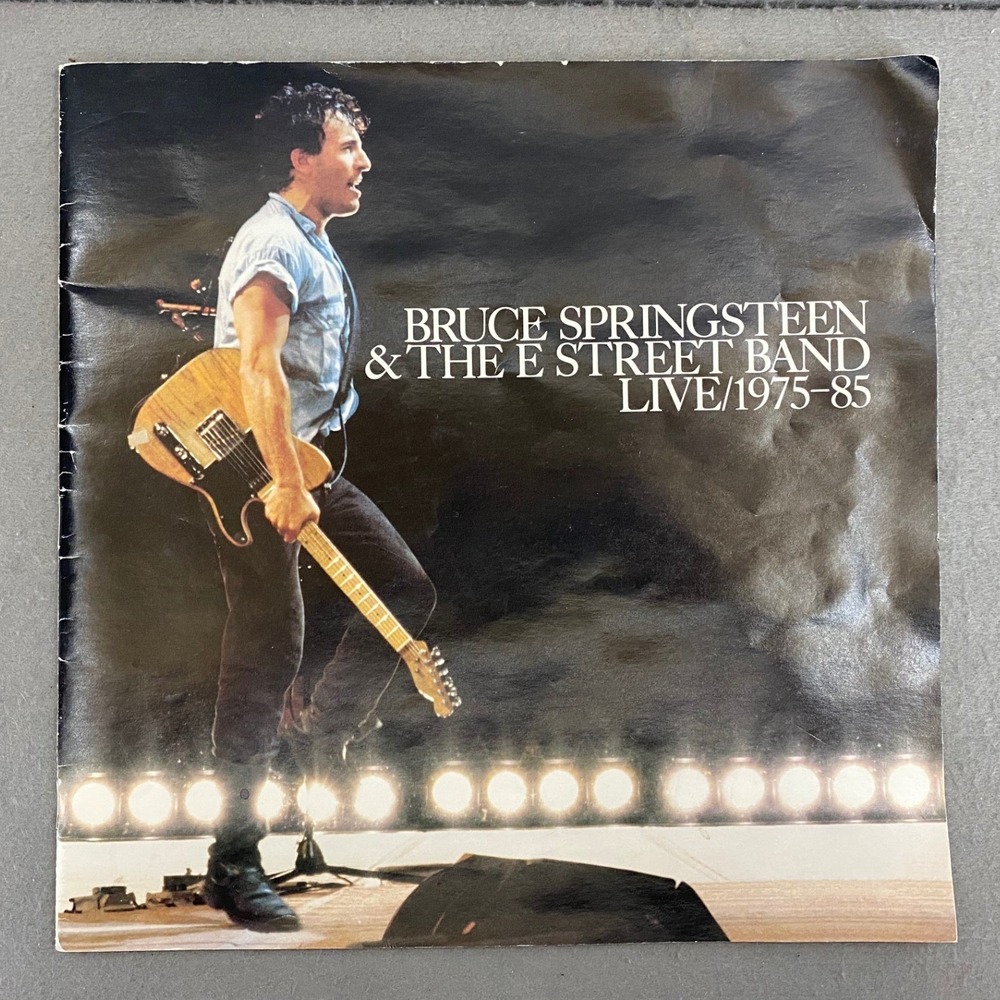 Bruce Springsteen E Street Band Live 1975-85 Vintage Lyric Booklet 1986 Rock